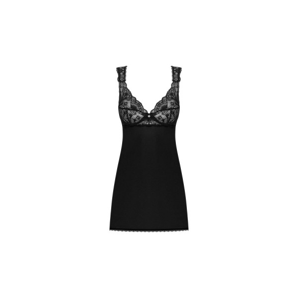 Donna Dream babydoll et String - Noire